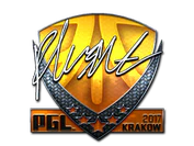 Sticker | flusha (Foil) | Krakow 2017 image