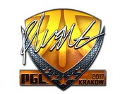 Sticker | flusha (Foil) | Krakow 2017 image