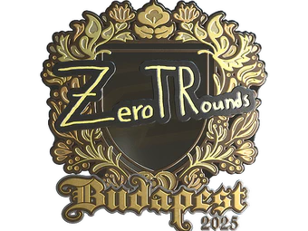 Sticker | ztr (Gold) | Budapest 2025 image