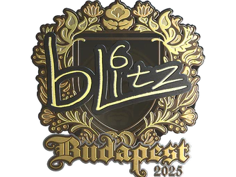 Sticker | bLitz (Gold) | Budapest 2025 image