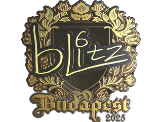 Sticker | bLitz (Gold) | Budapest 2025