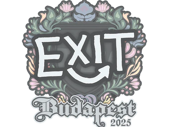Sticker | exit | Budapest 2025 image
