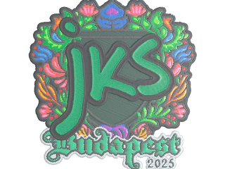 Sticker | jks (Embroidered) | Budapest 2025