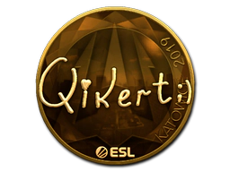 Sticker | qikert (Gold) | Katowice 2019 image