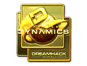 Sticker | Planetkey Dynamics (Gold) | DreamHack 2014 image