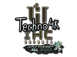 Sticker | Techno4K (Glitter) | Antwerp 2022 image
