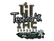 Sticker | Techno4K (Glitter) | Antwerp 2022 image
