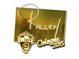 Sticker | rallen (Gold) | Cologne 2015 image