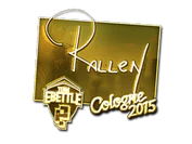 Sticker | rallen (Gold) | Cologne 2015 image