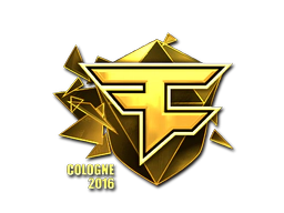 Sticker | FaZe Clan (Gold) | Cologne 2016 image