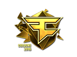 Sticker | FaZe Clan (Gold) | Cologne 2016 image