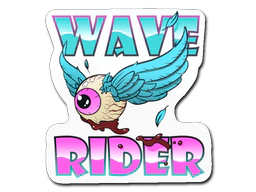 Sticker | Miami Wave Rider image