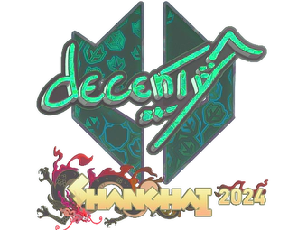 Sticker | decenty (Holo) | Shanghai 2024 image