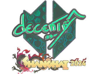 Sticker | decenty (Holo) | Shanghai 2024 image