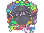 Sticker | Marek (Holo) | Budapest 2025 image