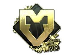 Sticker | MOUZ (Gold) | Rio 2022 image