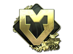 Sticker | MOUZ (Gold) | Rio 2022 image