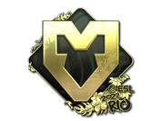 Sticker | MOUZ (Gold) | Rio 2022 image