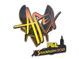 Sticker | apEX (Holo) | Stockholm 2021 image