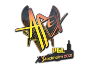 Sticker | apEX (Holo) | Stockholm 2021 image
