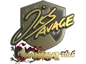 Sticker | jks (Gold) | Shanghai 2024 image