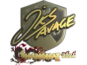Sticker | jks (Gold) | Shanghai 2024 image