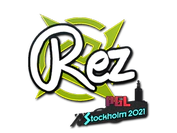 Sticker | REZ | Stockholm 2021 image