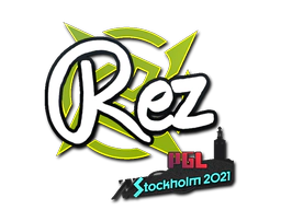 Sticker | REZ | Stockholm 2021 image