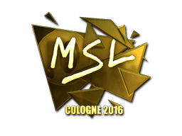 Sticker | MSL (Gold) | Cologne 2016 image