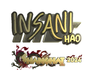 Sticker | insani (Gold) | Shanghai 2024