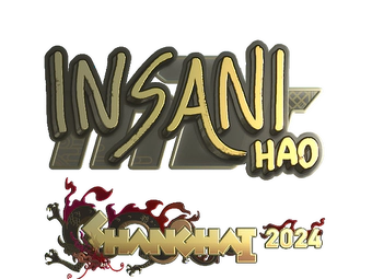 Sticker | insani (Gold) | Shanghai 2024 image