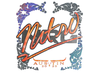 Sticker | nitr0 (Holo) | Austin 2025