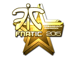 Sticker | Fnatic (Gold) | Cluj-Napoca 2015 image