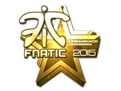 Sticker | Fnatic (Gold) | Cluj-Napoca 2015 image