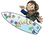 Riptide Surf Shop Sticker Collection