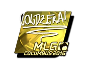 Sticker | coldzera (Gold) | MLG Columbus 2016 image