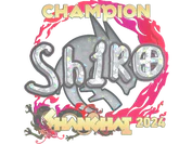 Sticker | sh1ro (Glitter, Champion) | Shanghai 2024 image