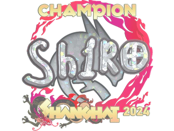 Sticker | sh1ro (Glitter, Champion) | Shanghai 2024 image