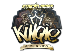 Sticker | kinqie (Gold) | Berlin 2019 image