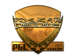 Sticker | oskar (Gold) | Krakow 2017 image