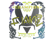 Sticker | FlameZ (Holo, Champion) | Austin 2025 image