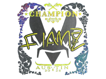 Sticker | FlameZ (Holo, Champion) | Austin 2025 image