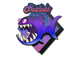Sticker | Purple Jaggyfish image