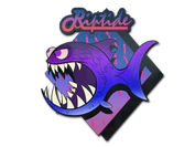 Sticker | Purple Jaggyfish image
