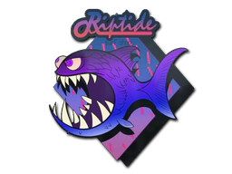Sticker | Purple Jaggyfish image
