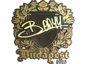 Sticker | bodyy (Gold) | Budapest 2025 image