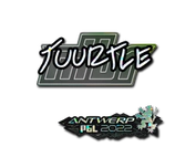 Sticker | Tuurtle (Glitter) | Antwerp 2022 image