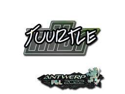 Sticker | Tuurtle (Glitter) | Antwerp 2022 image