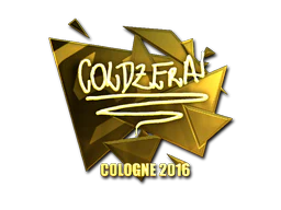 Sticker | coldzera (Gold) | Cologne 2016 image