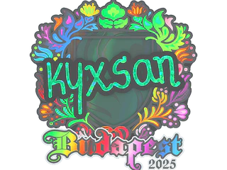 Sticker | kyxsan (Holo) | Budapest 2025